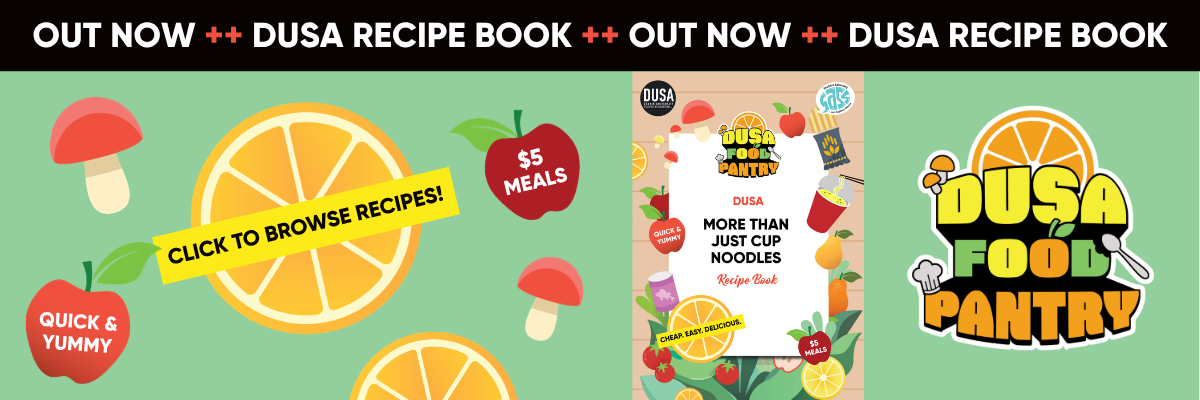 DUSA Recipe Book out now