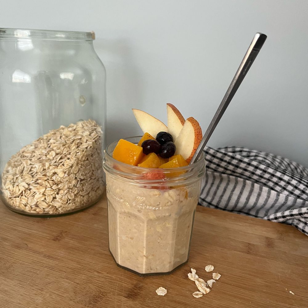 Peanut Power Overnight Oats 1