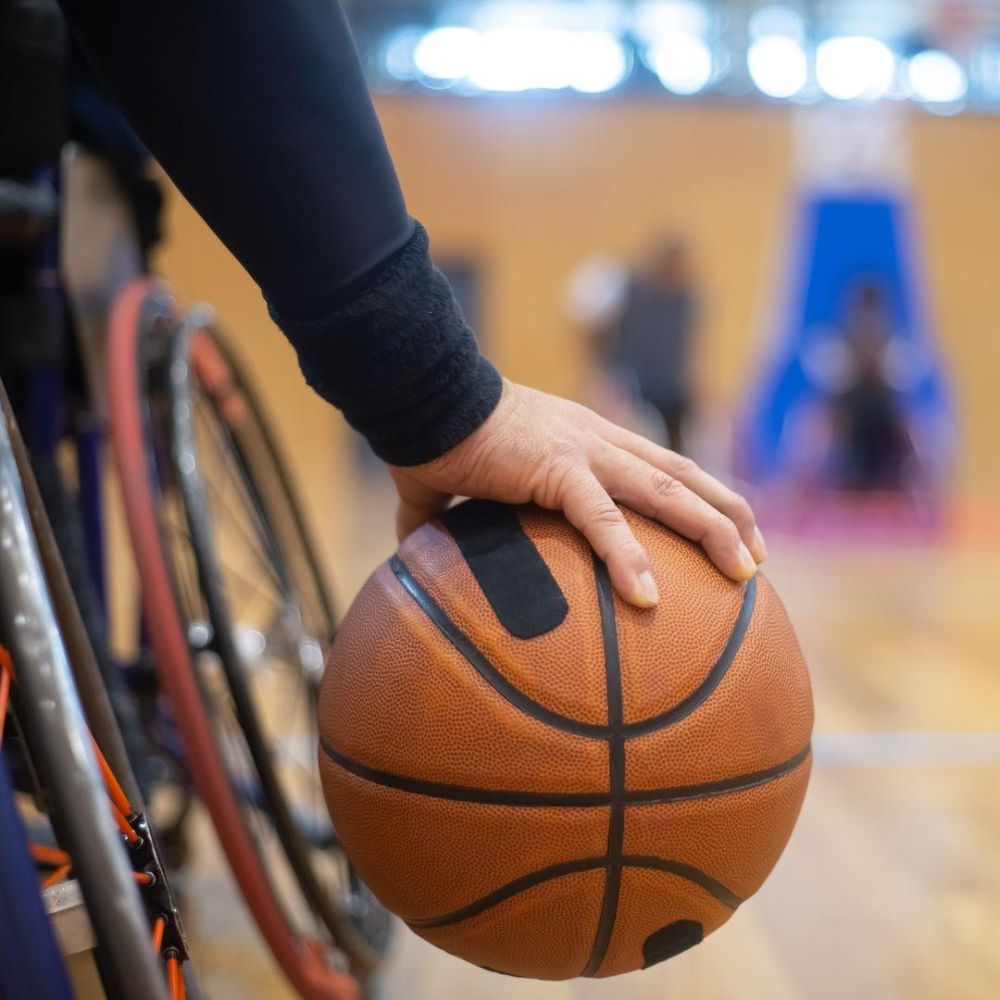 Wheelchair Basketball BW